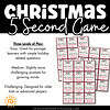 5 Seconds Christmas Game 3 5 Seconds Christmas Game samples of what is included