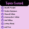 3-Topics-Covered-20-End-of-the-School-Year-Reflection-Writing-Prompts-and-Note-Taking-Sheets.png Growth mindset, creative expression, personal values, learning from failure, goal setting, looking ahead - homeschool resources for comprehensive topic coverage.