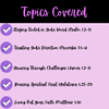 3-Topics-Covered-Anchored-in-Truth_-Discovering-Gods-Guidance-for-Growing-Faithaws-2.png Staying rooted in God's Word Psalm 1:2-3, trusting God's direction Proverbs 3:5-6, growing through challenges James 1:2-3, bearing spiritual fruit Galatians 5:22-23, living out your faith Matthew 5:16, homeschool Bible study topics for spiritual growth and faith-based learning.