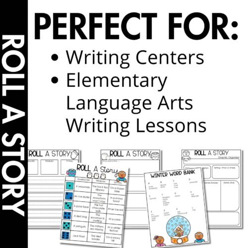 Winter Roll A Story | Story Elements Graphic Organizer | Writing Center 4 Practice handwriting and language arts skills with engaging homeschool writing centers, elementary lessons, and creative resources designed for homeschool families.