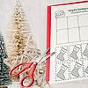 4 Stocking decorating activity worksheet with child-friendly holiday craft supplies for homeschool learning and seasonal fun.