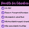No-prep homeschooling resources, classroom management strategies, critical thinking tools for educators, student engagement techniques, assessment methods for student knowledge, homeschooling benefits for educators, educational tools for effective teaching, homeschooling curriculum support.