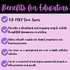 4-Benefits-for-Educators-High-School-ELA-End-of-the-School-Year-Reflection-Bell-Ringers.png No-prep time saver, structured writing activities, student insights, reflective learning, end-of-year assessments, homeschool resources for educators, effective homeschooling tools, educational benefits for teachers.