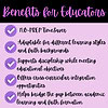 Supports homeschool educators with no-prep, adaptable resources for diverse learning styles and faith backgrounds, fostering interdisciplinary growth and bridging academic and faith-based education gaps.