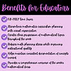 1. Homeschool Resource Co. educational tools highlighting benefits for educators, including curriculum planning, math organization, and instructional quality enhancements.