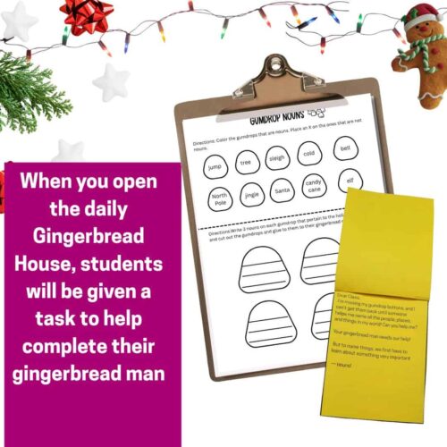 Jumping into homeschool holiday fun with interactive gingerbread man activities for students, promoting learning through engaging worksheets and creative tasks during the Christmas season.
