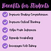 Improves reading comprehension, critical thinking, inference skills, vocabulary, and note-taking for homeschool students with educational resources from Homeschool Resource Co.