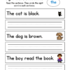 8 Black cat illustration for preschool sight word activity, printable educational worksheet for early reading skills, homeschool resource for teaching sight words and phonics, engaging learning material for young children, homeschool resource co. literacy tools.