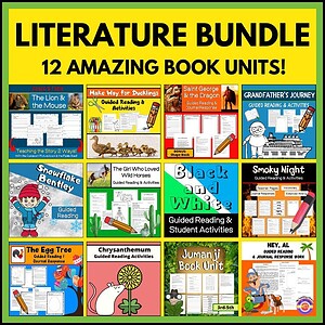 Literature BUNDLE | 12 Amazing Book Units