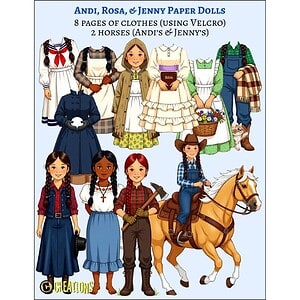 Circle C Adventures Paper Dolls