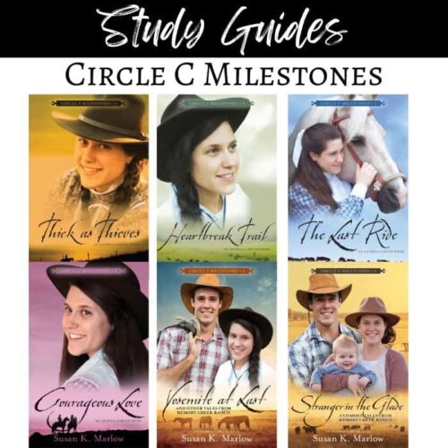 1. Homeschool resource guides for Circle C Milestones books featuring inspirational and educational stories for homeschooling families.