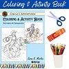 Circle C Coloring Book Coloring activity book for homeschool, featuring cowboy and horse illustrations to enhance creativity and fine motor skills for home education.