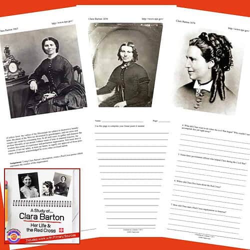 Clara Barton 3 Clara Barton and the Red Cross Unit Study