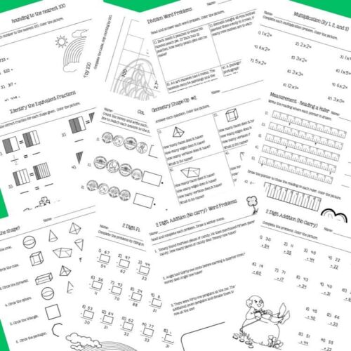 1. Homeschool resources for math, reading, and science; educational printables and activities for homeschooling families.