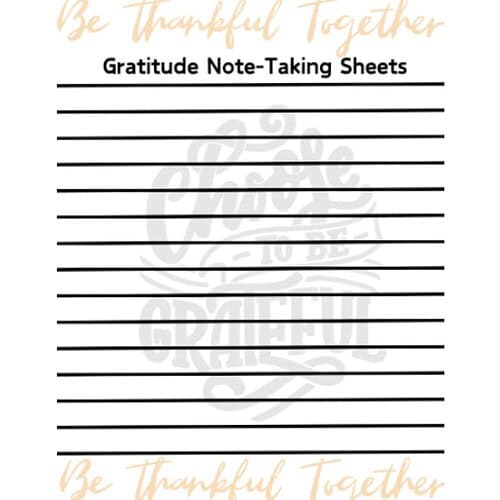 Cover-Sheet-Gratitude-Note-Taking-Sheets.png 20 Gratitude Writing Prompts & 20 Note-Taking Sheets