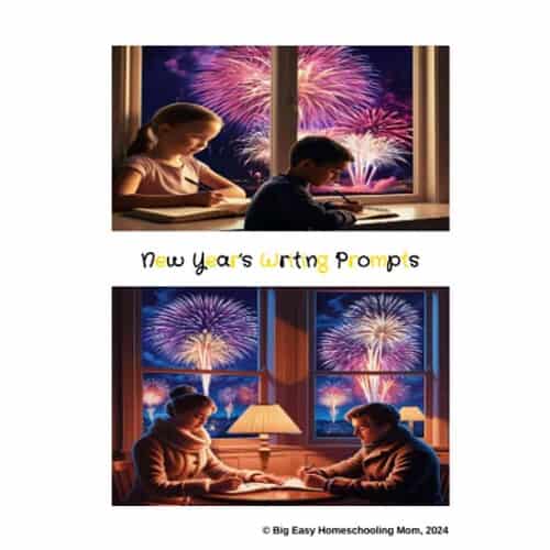 Cover-Sheet-New-Years-Writing-Prompts-1.png 20 New Year's Writing Prompts & 20 Note-Taking Sheets