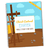 Easter Bible Study For Kids Book Cover - Wildly Anchored Bible study for kids, Christ-centered Easter educational workbook with cross on soil background, perfect for homeschooling religious activities.
