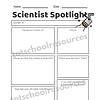 Gorilla unit sample page (2) Scientist Spotlight worksheet for homeschooling, science activities, and educational resources for homeschool families.