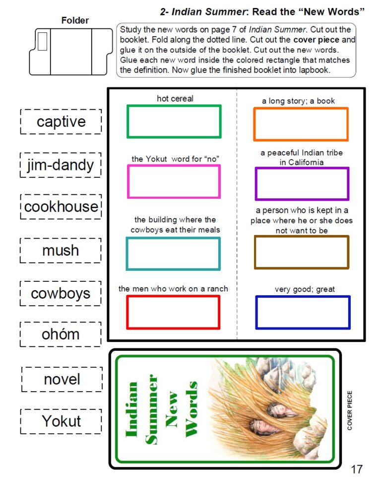 IS Hot cereal, Indian Summer vocabulary, homeschool learning resources, educational materials, sight words.