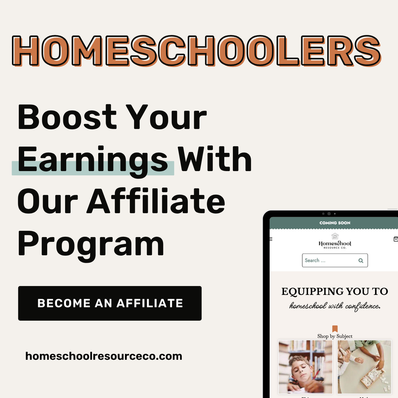 BecomeaVendoratHomeschoolResourceCo.andmakemoremoneybysellingyourproducts