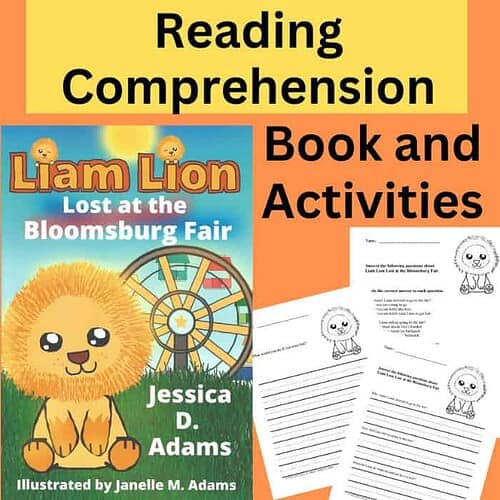 Liam Lion Reading Comprehension Thumbnail Reading Comprehension Book and Activities