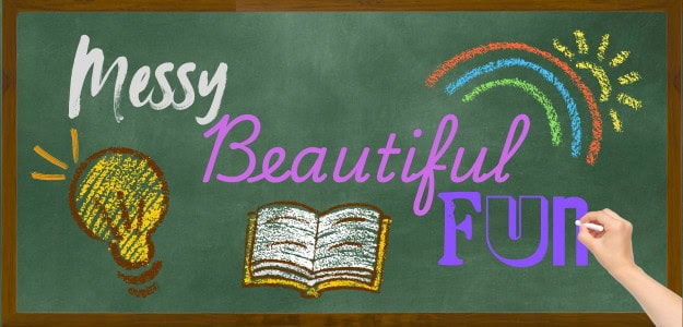 Messy Beautiful Fun banner
