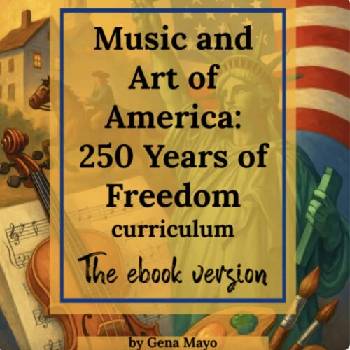 Music and Art of America 250 Years of Freedom with Fine Art Pages and Music