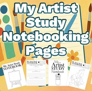 My Artist Study Notebook printable journal