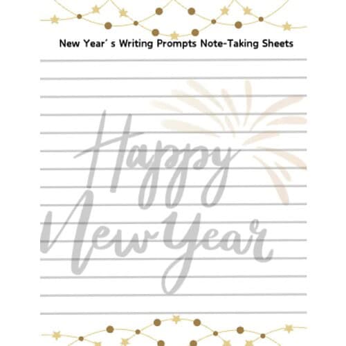 Note-Taking-Sheets-Christmas-Writing-Prompts.png 20 New Year's Writing Prompts & 20 Note-Taking Sheets