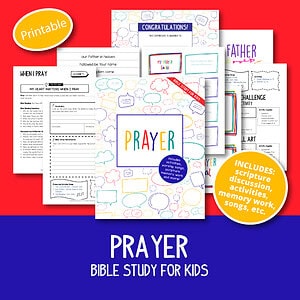 Prayer Bible Study for Kids (Printable)