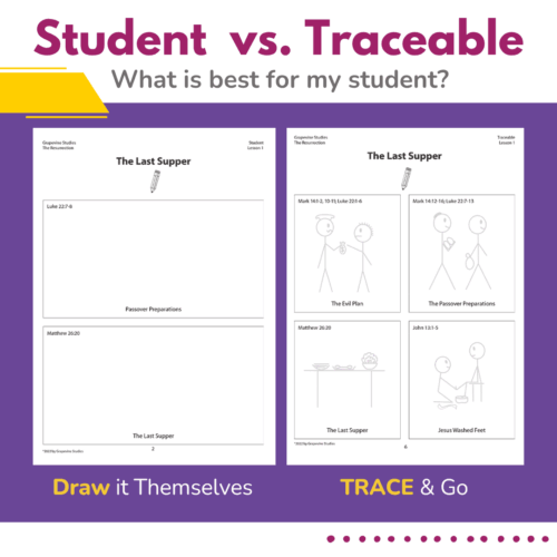 PreK Rez 8 Student vs Trace Students vs. Traceable homeschool curriculum comparison image for homeschool resource co, emphasizing personalized, traceable, and homeschool planning tools for effective homeschooling.