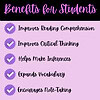 Preview-Benefits-for-Students-Womens-HIstory-MonthInternational-Womens-Day-Reading-Passage-Q-A-and-Note-Taking-Sheets.png Improves reading comprehension, critical thinking, inference skills, vocabulary, and note-taking for homeschooling students.
