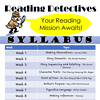 Reading Detective Syllabus - Copy Reading detective homeschool curriculum for effective phonics, story elements, character traits, figurative language, and more; ideal for homeschool resource providers and educators.