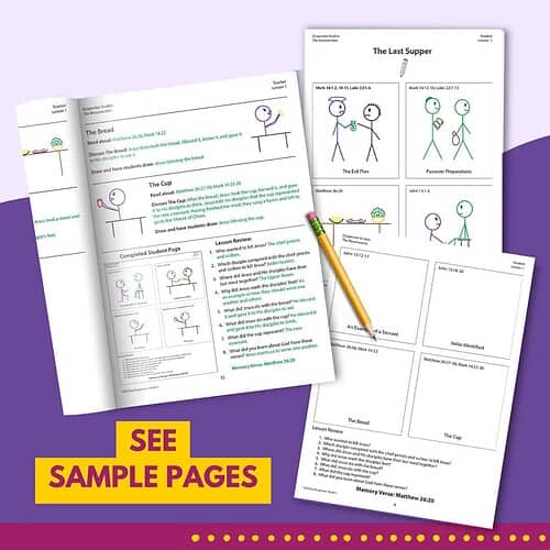 Rez 6 Sample Pages The Resurrection Bible Study - Grades 1 to 8