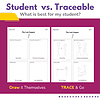 Rez 8 Student vs Traceable Drawings illustrating biblical story comparison for homeschool religious education, focusing on student vs. trace activity, ideal for homeschooling resources, teaching Bible lessons, and Bible study tools.
