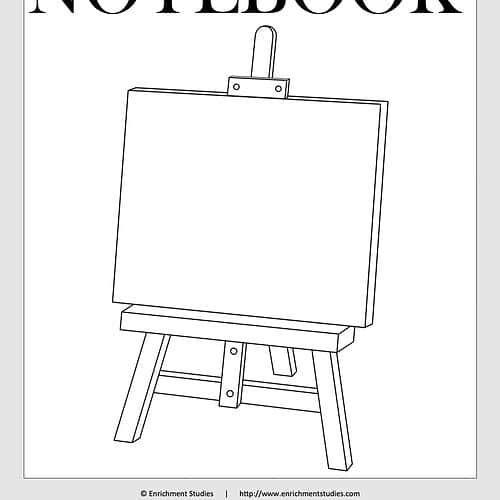 My Artist Study Notebook printable journal