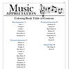 Music Appreciation Coloring Pages Instrument Families