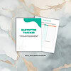 1. Babysitter tracker printable to organize and log babysitting shifts, ensuring safety and communication for homeschooling parents and caregivers.