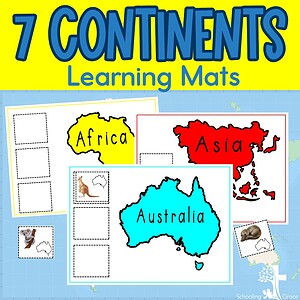 7 Continents Learning Mats