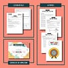 The-Gospel-Bible-Study-For-Kids-Sq-Details-Graphic---Wildly-Anchored Lesson details and activity sheets for homeschooling, including lesson plans on salvation, creating shadows, chain cycle, and a certificate of completion, designed for engaging and comprehensive homeschool curriculum.