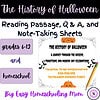 The-History-of-Halloween-Reading-Passage-Q-A-and-Note-Taking-Sheets.png The History of Halloween Reading Passage, Q & A, and Note-Taking Sheets