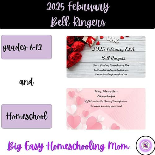 2025 February ELA Bell Ringers