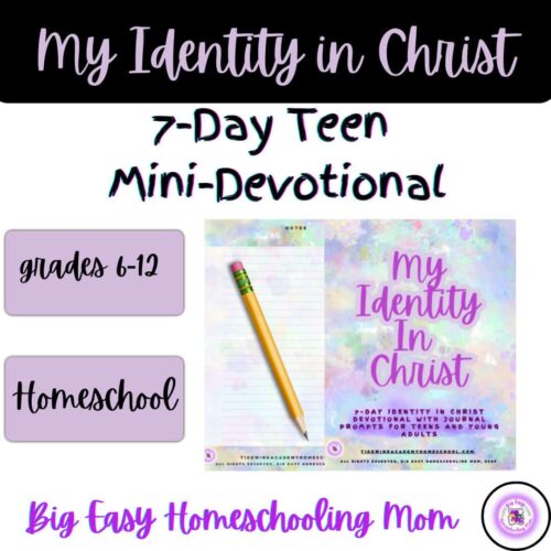 Thumbnail-Cover-My-Identity-in-Christ.png My Identity in Christ 7-Day Teen Mini-Devotional for homeschool teens focusing on Christian faith, identity, and spiritual growth, ideal for grades 6-12, perfect for homeschooling families.