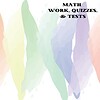 Math work quizzes tests for homeschool students, printable math activities, educational math resources for homeschooling.
