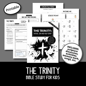 The Trinity Bible Study for Kids (Printable)