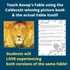 Untitled-design-2025-01-18T153712.435.jpg Lion and mouse learning activity, homeschool resource, story comprehension, early education, illustrated story, homeschool curriculum, reading activity, story analysis.
