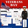 Veterans day square American flag waving, Veterans Day educational unit study for homeschool, covering military history, US flags, Navy, Coast Guard, space force, and patriotism for homeschooling families.