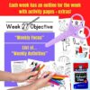Z-315-Preschool-C_1.jpg Outline for the week, homeschool activity pages, educational resources for homeschooling, weekly lesson plan, printable homeschool worksheets.