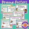 Z-327-Pronoun-Posters.jpg Pronoun posters for homeschool teaching resources, including personal, object, reflexive, subject, interrogative, possessive, and demonstrative pronouns, ideal for preschool to 12th-grade homeschooling curricula.