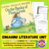 On the Banks of Plum Creek literature unit with reading journal, vocabulary, discussion, writing, and reading comprehension activities for homeschooling.
